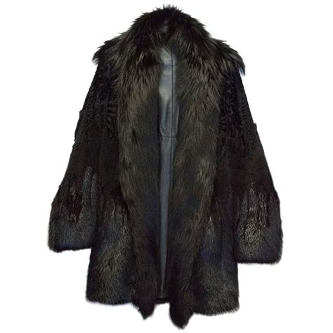 mens mink coat gucci|gucci shearling coat men's.